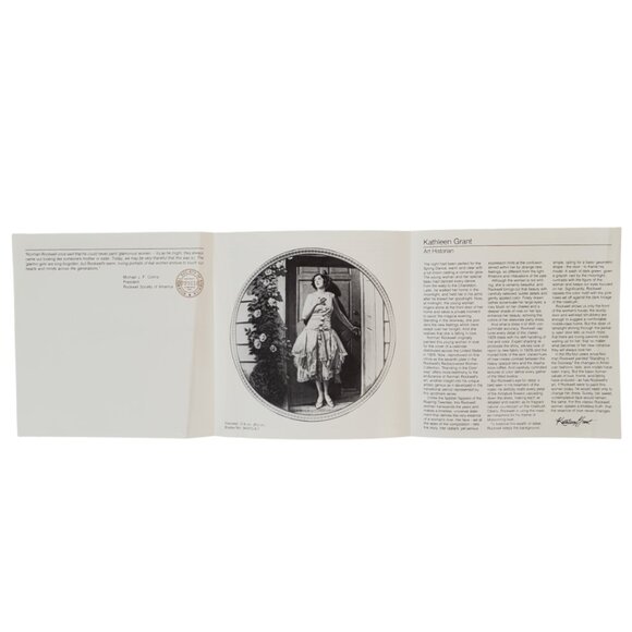 Vintage Norman Rockwell Collector Plate "Standing in the Doorway" 1983 - Picture 5 of 6